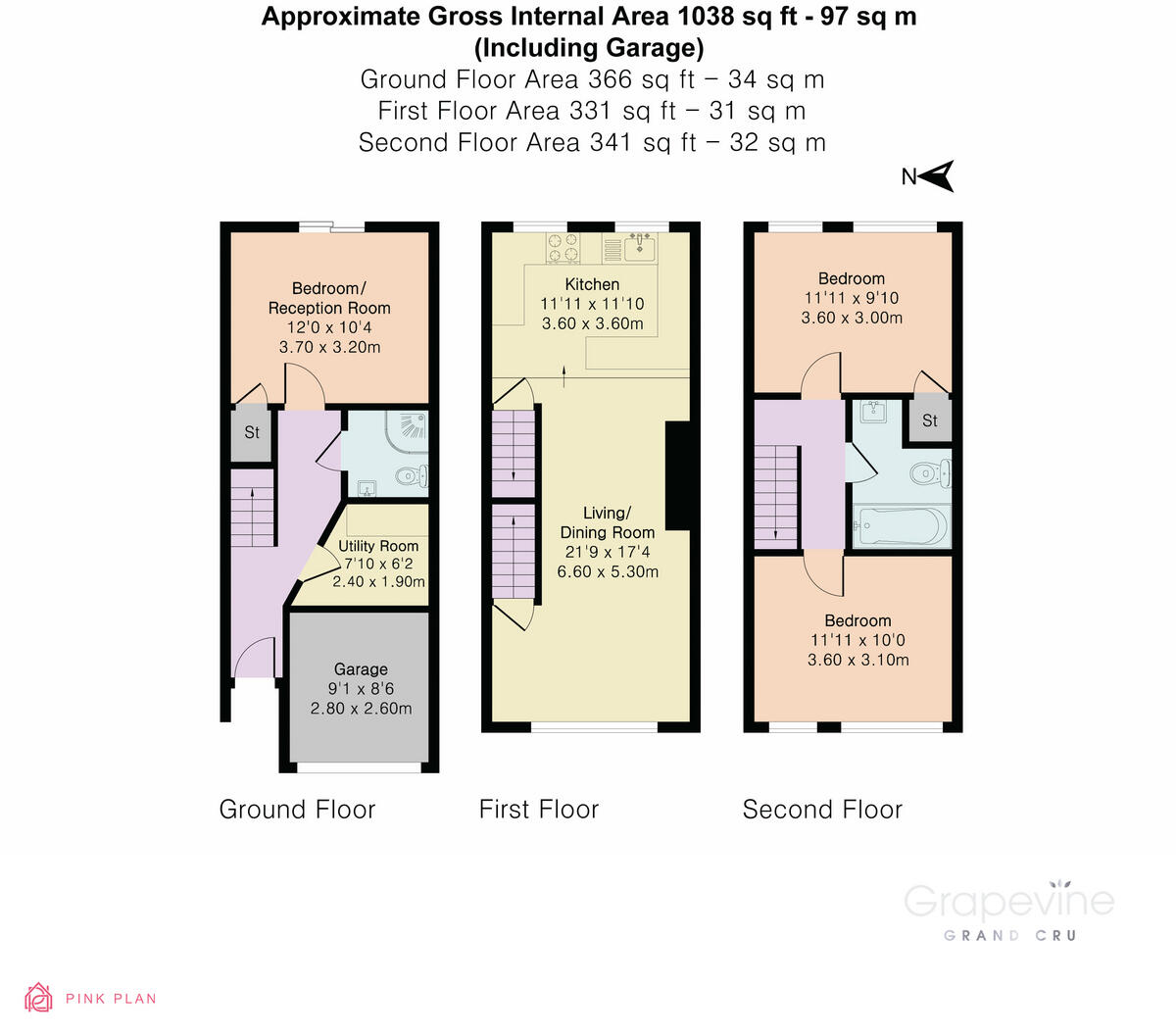 Colleton Drive, Twyford, RG10 floorplan