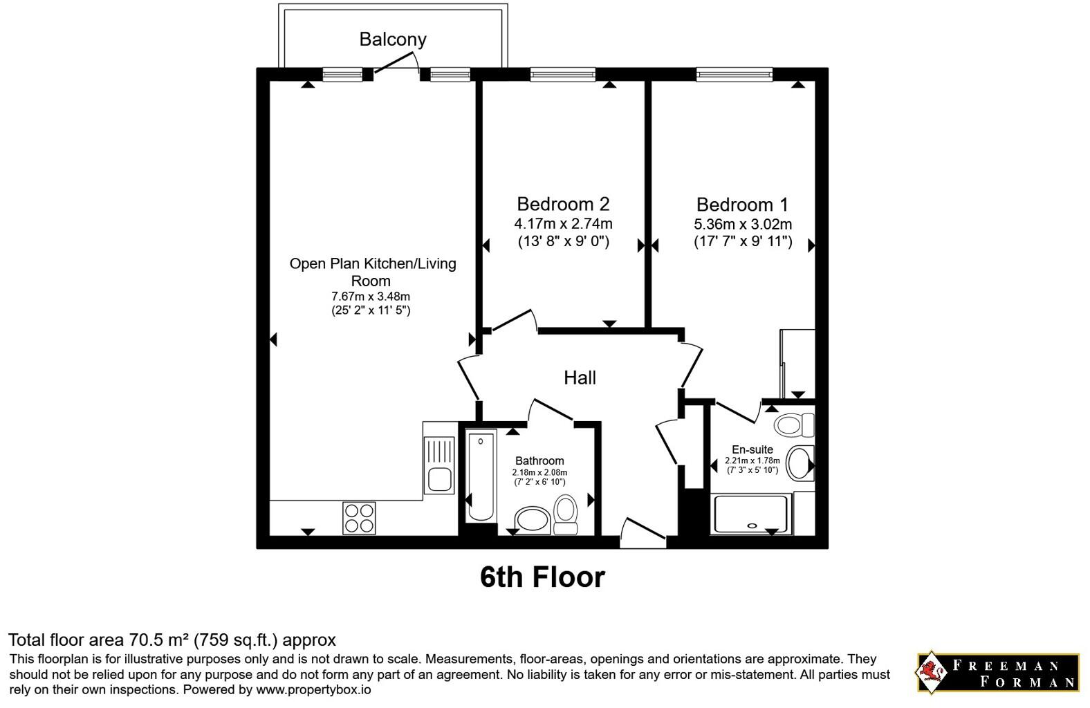 Midway Quay, Eastbourne, East Sussex, BN23 floorplan