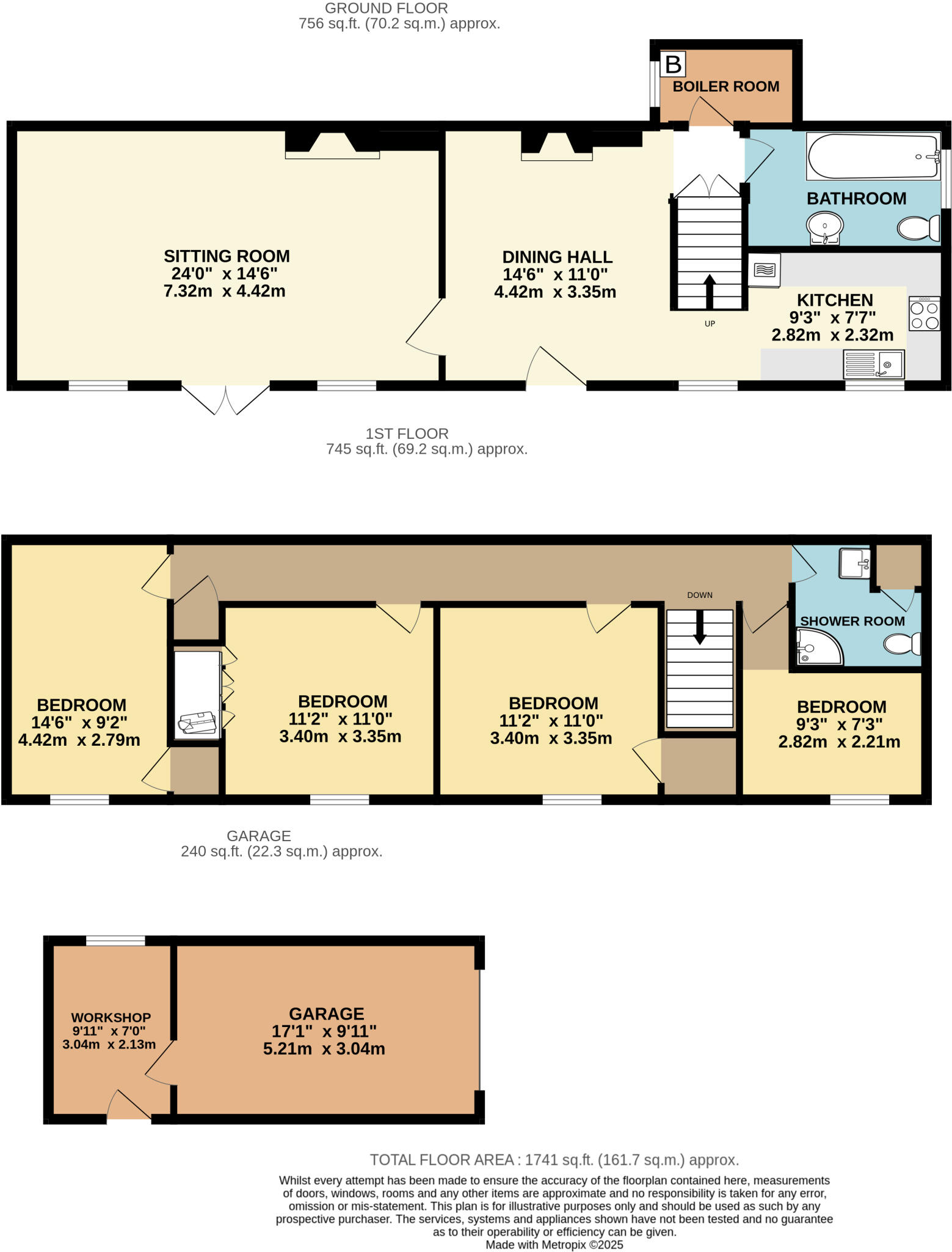Roborough, Winkleigh, Devon, EX19 floorplan