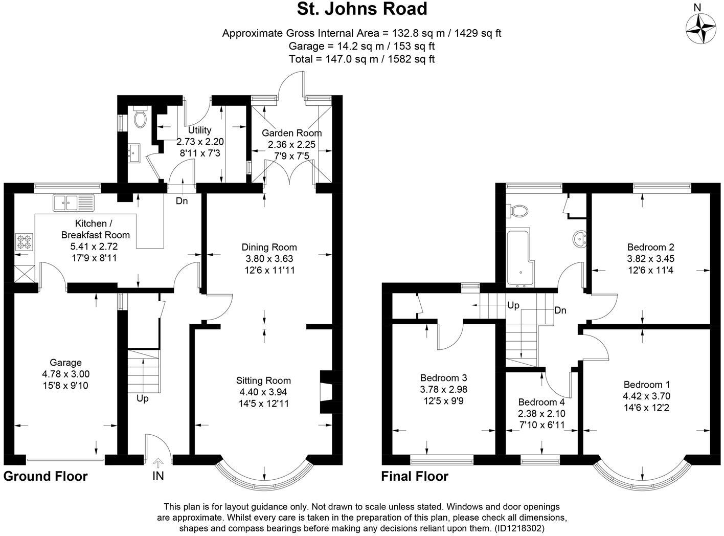 St. Johns Road, Harpenden floorplan