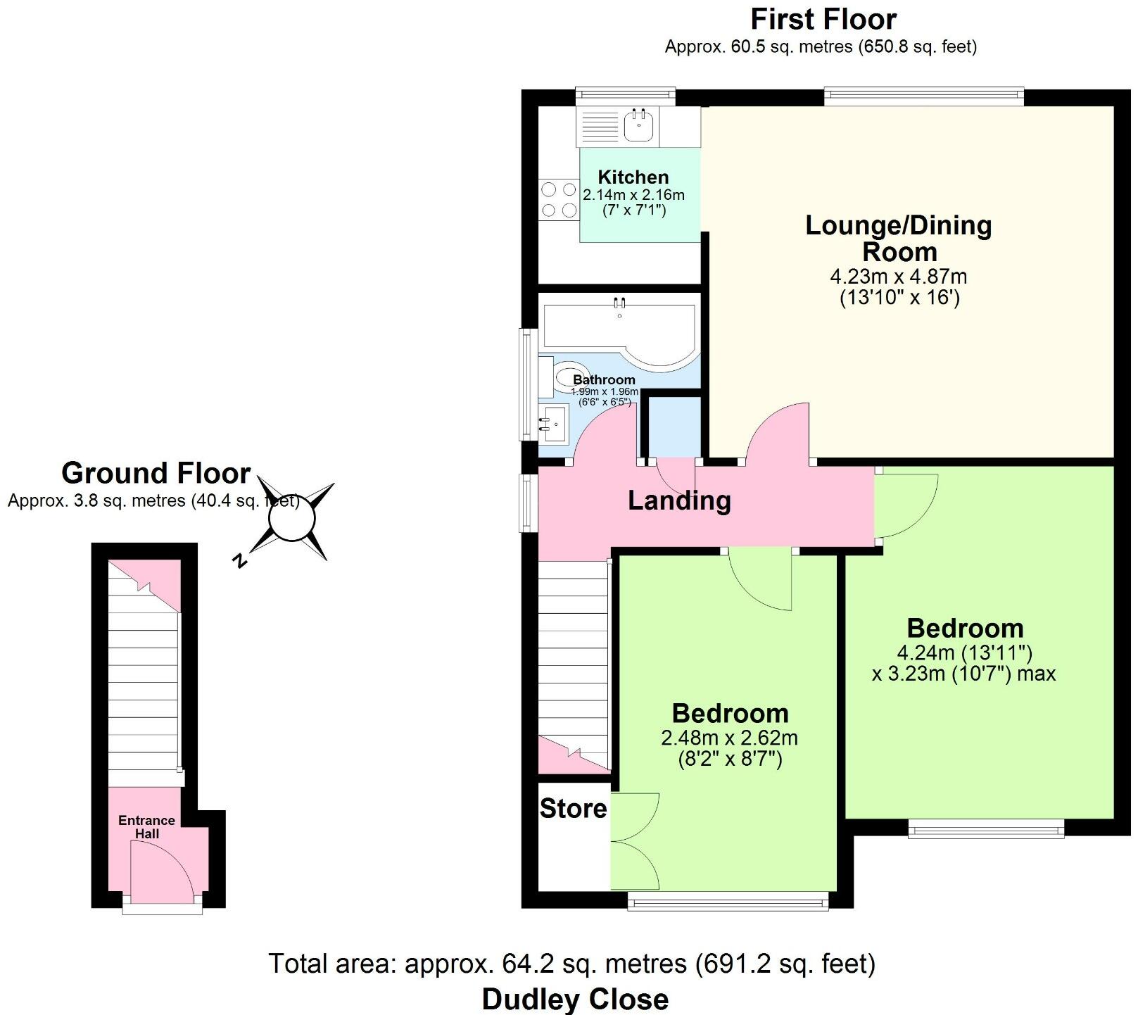 DUDLEY CLOSE, Chafford Hundred, Grays floorplan