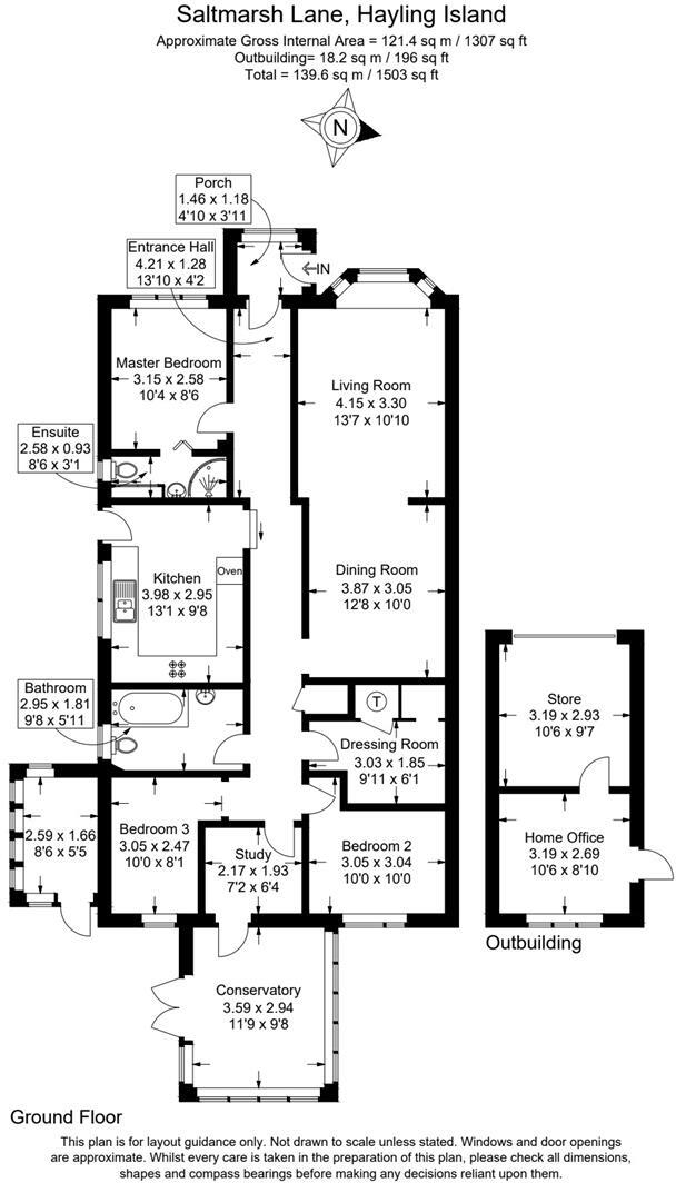 Saltmarsh Lane, Hayling Island floorplan
