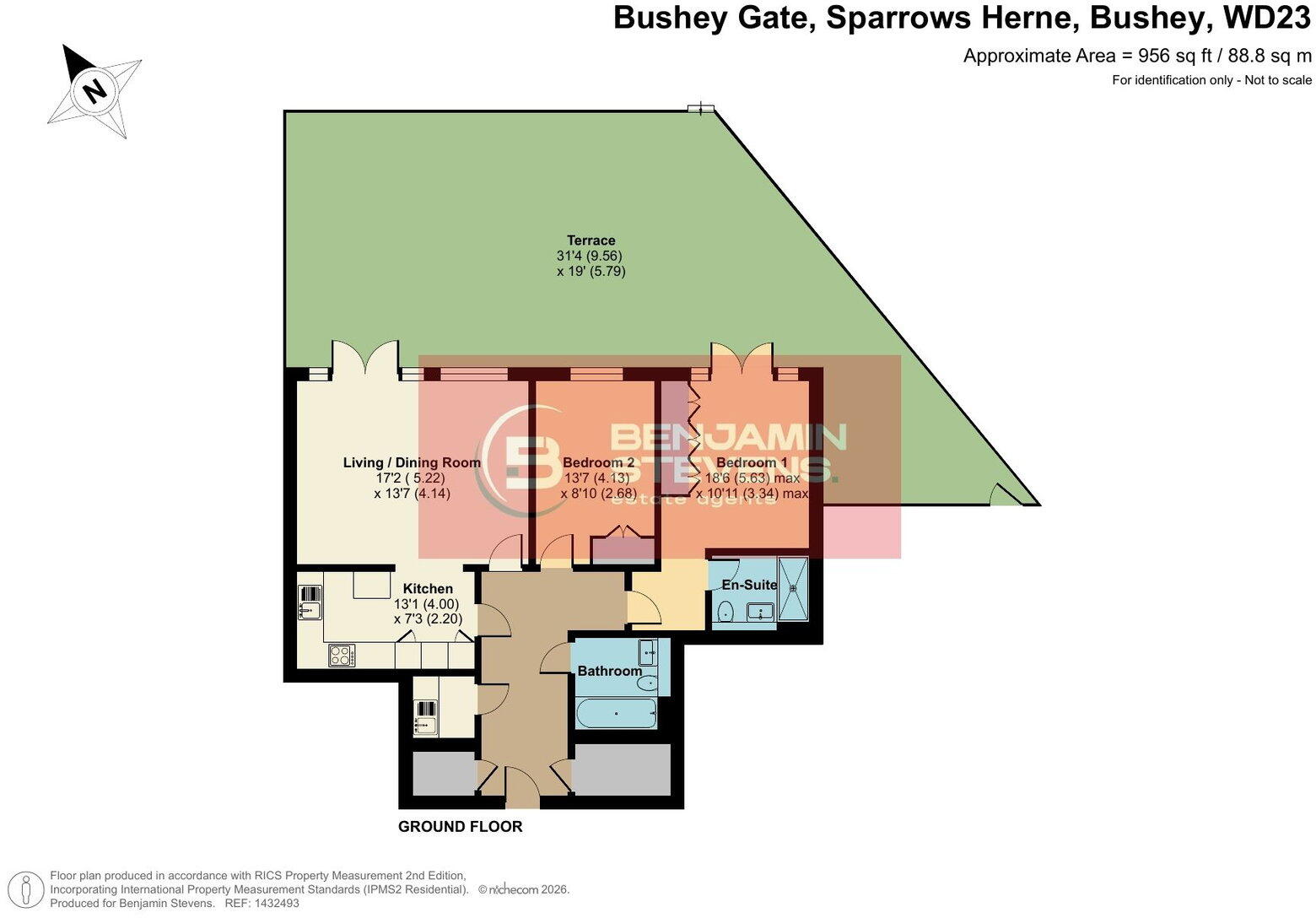 Bushey Gate, Sparrows Herne, Bushey, WD23 floorplan