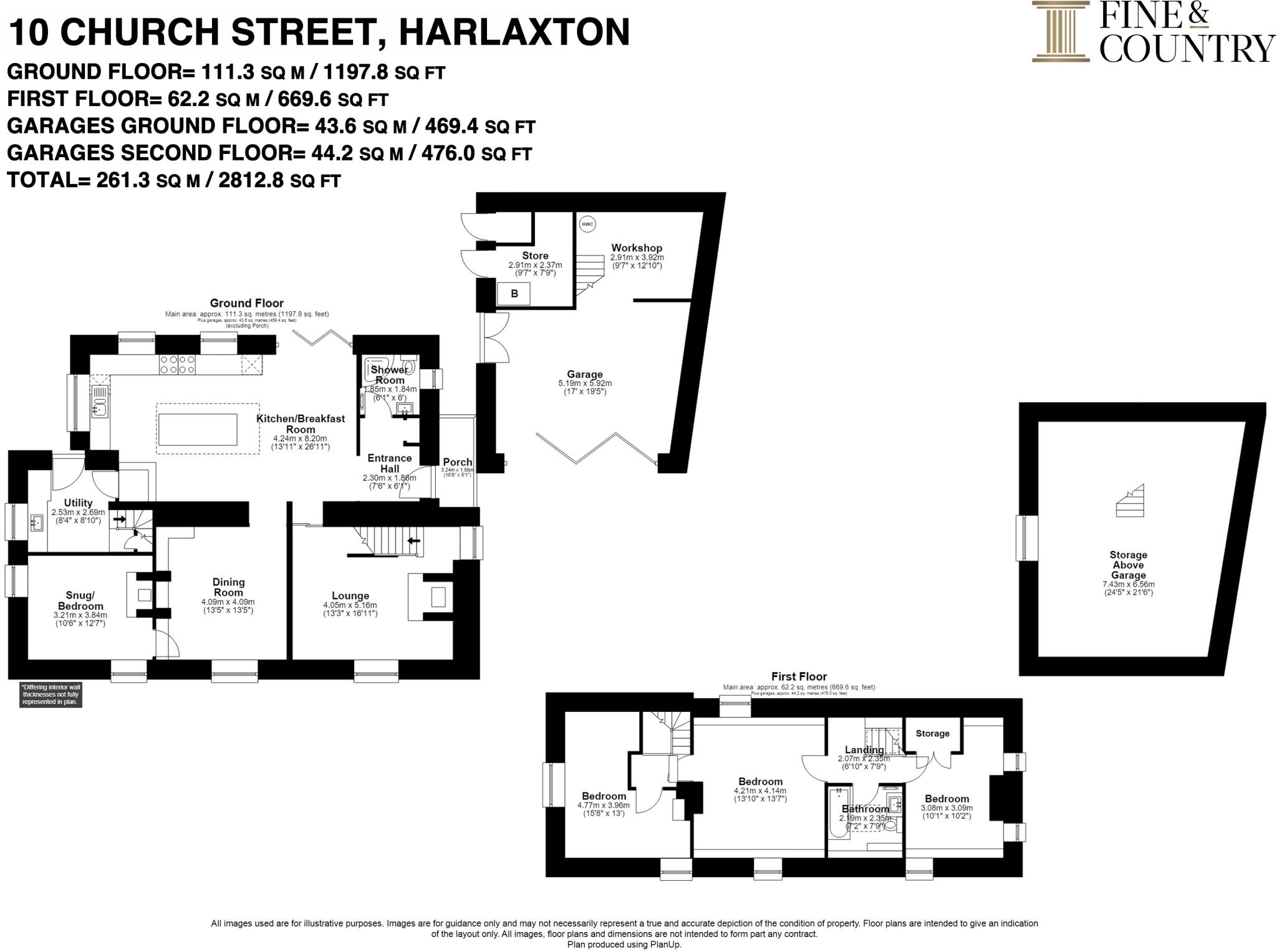 10, Church Street, Harlaxton, Grantham, NG32 floorplan