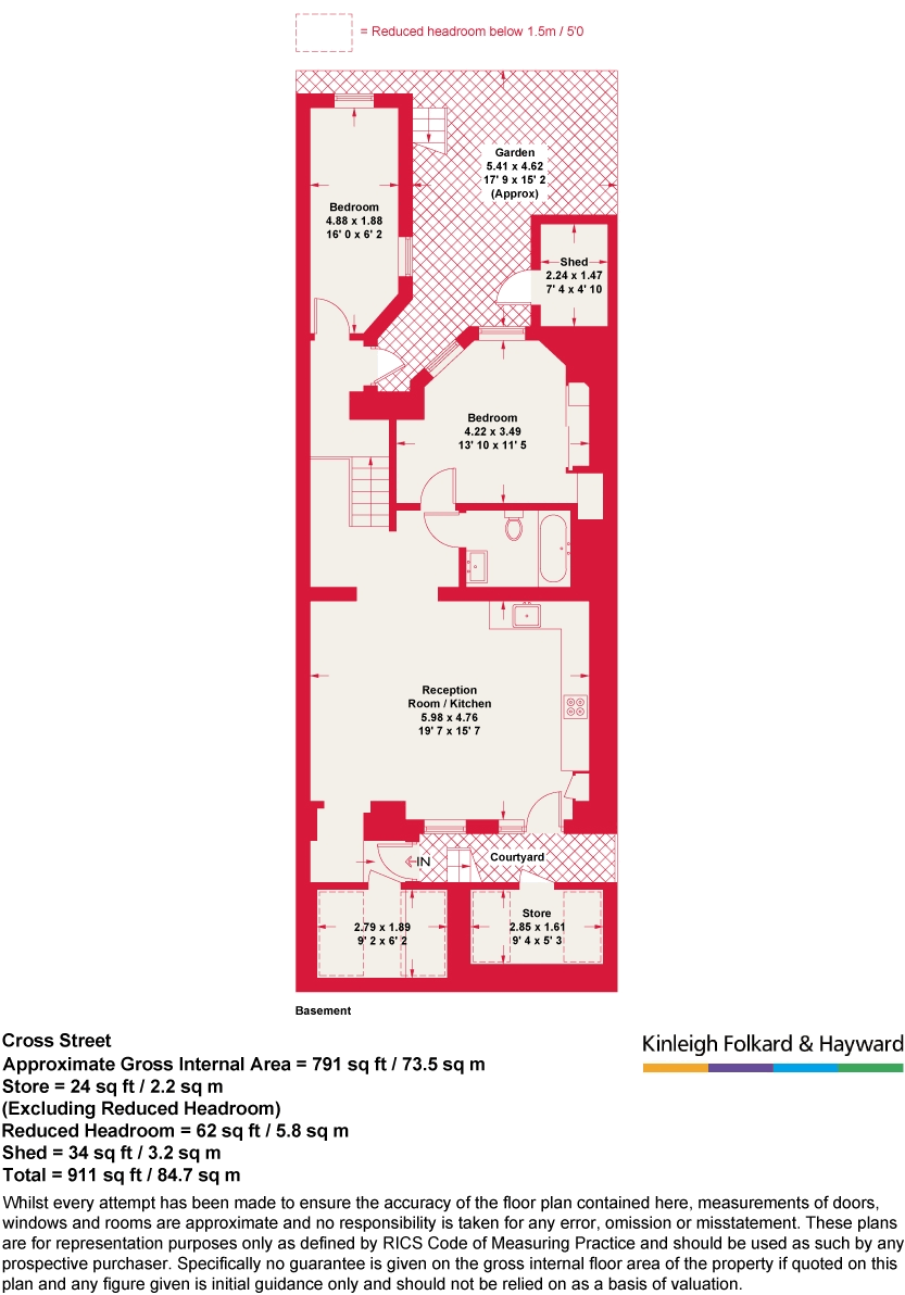 Cross Street, London, N1 floorplan
