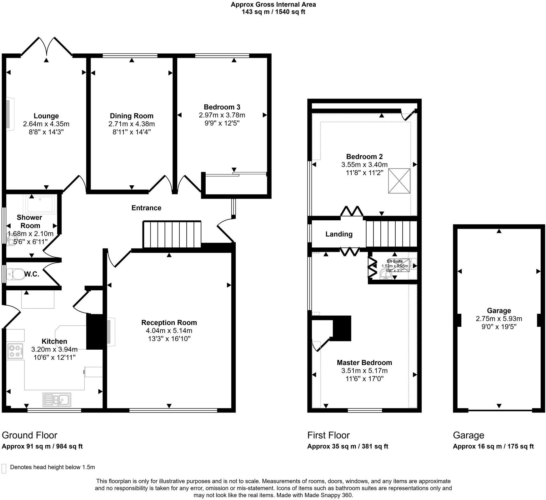 Manor Drive, Coychurch, CF35 floorplan