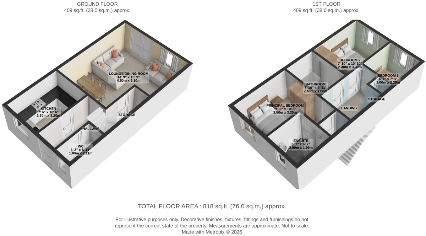 Bay Street, Thorpe Willoughby, Selby, YO8 floorplan