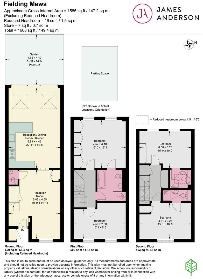 Fielding Mews, Barnes, SW13 floorplan