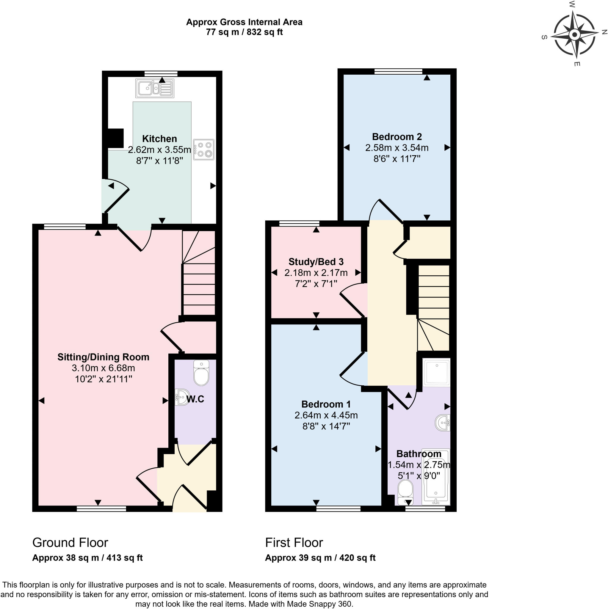 Landseer Road, Bath, BA2 floorplan