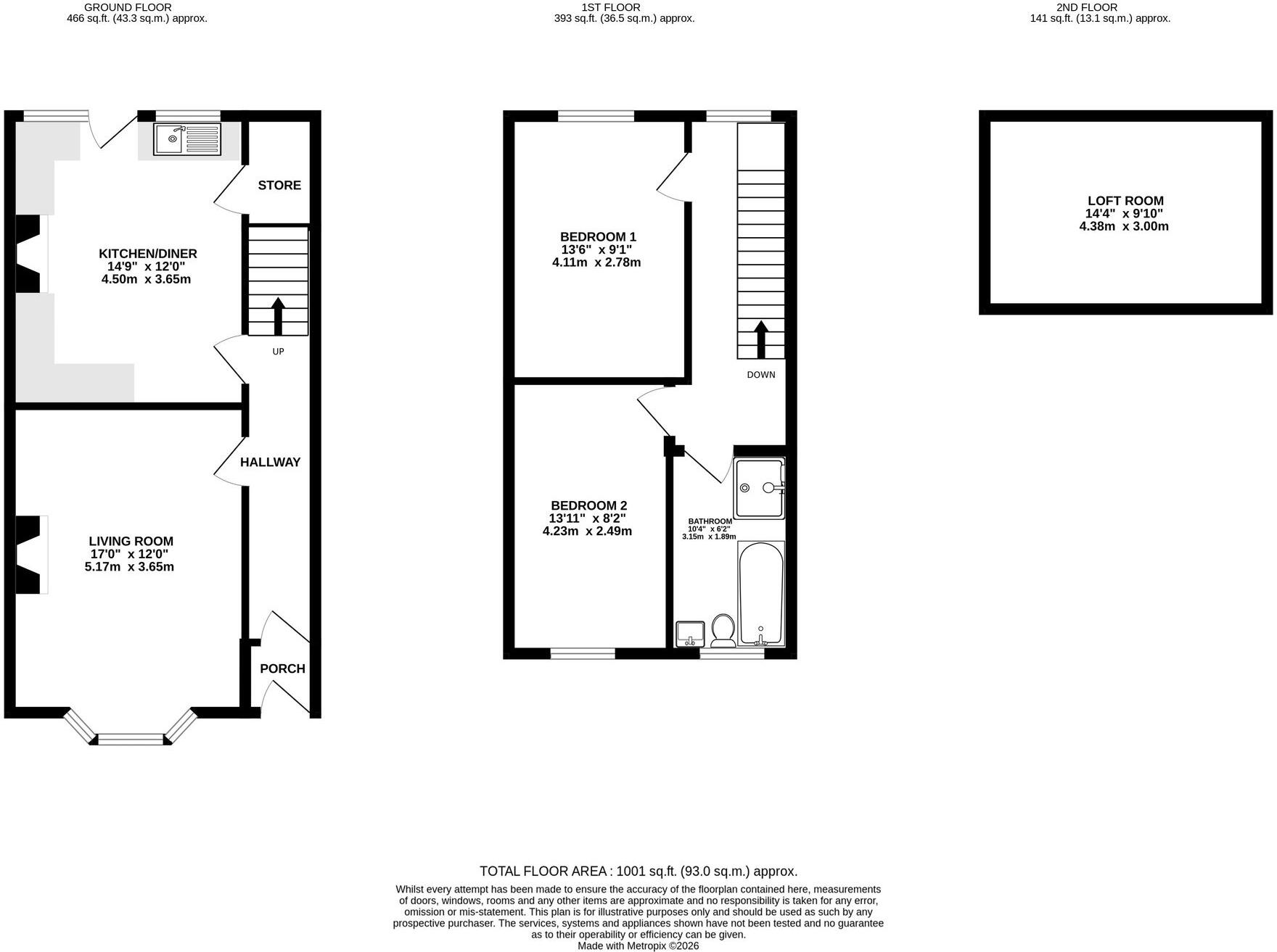 Rochdale Road, Royton, OL2 floorplan