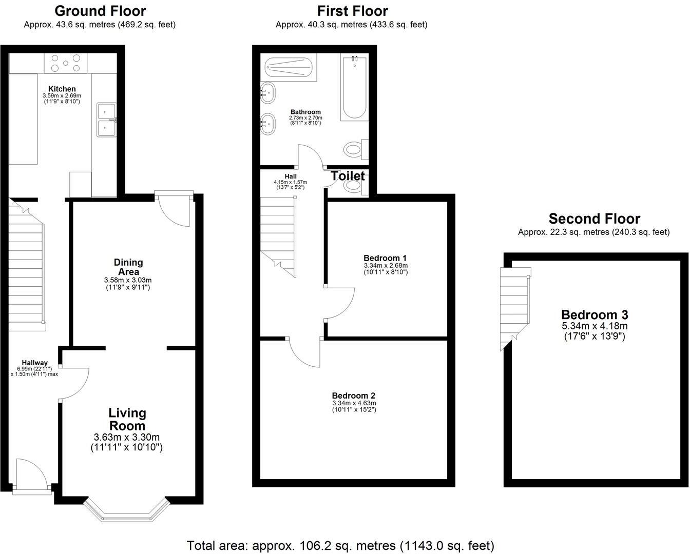 Sutherland Road - Sharers Accepted floorplan