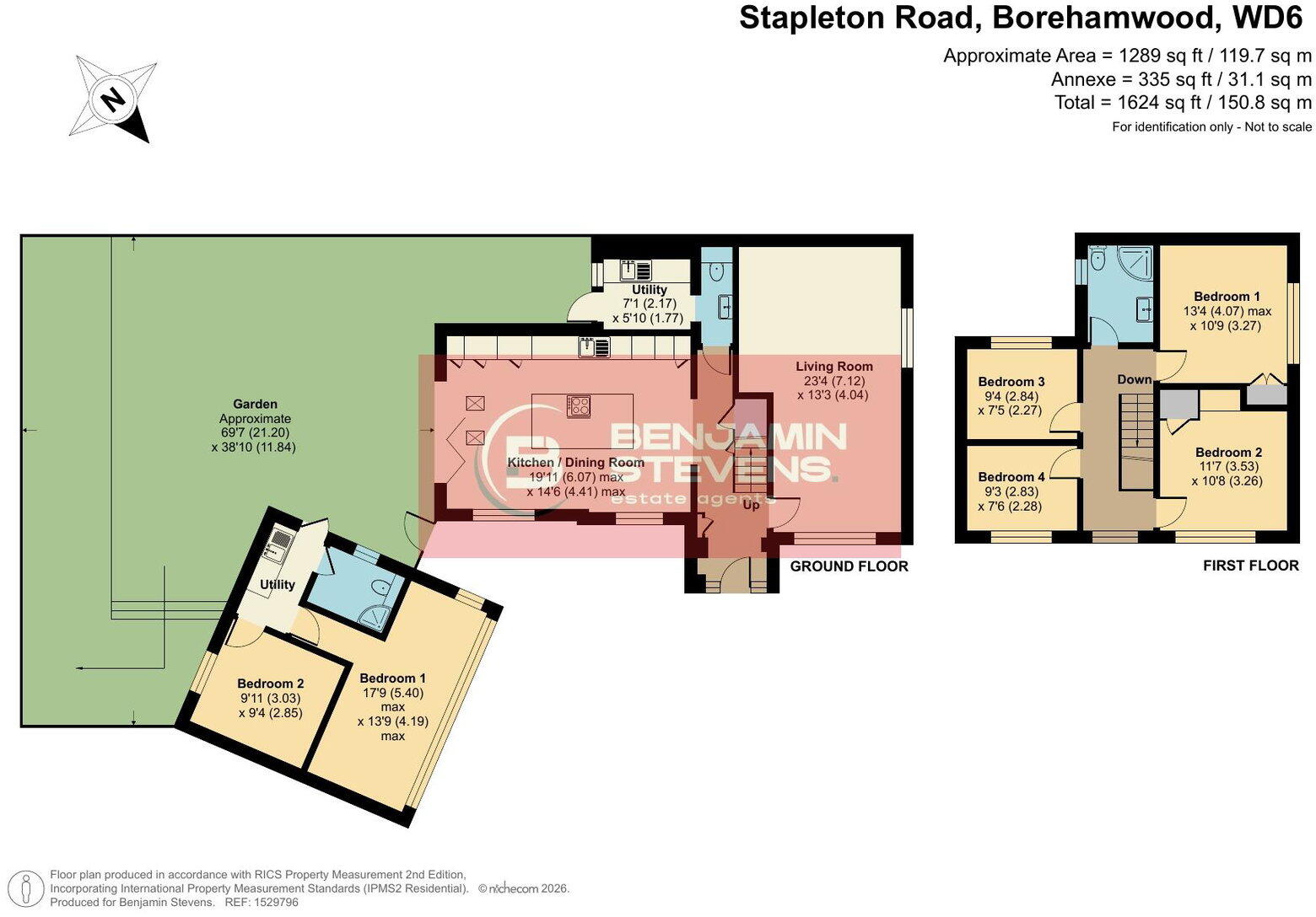 Stapleton Road, Borehamwood, WD6 floorplan