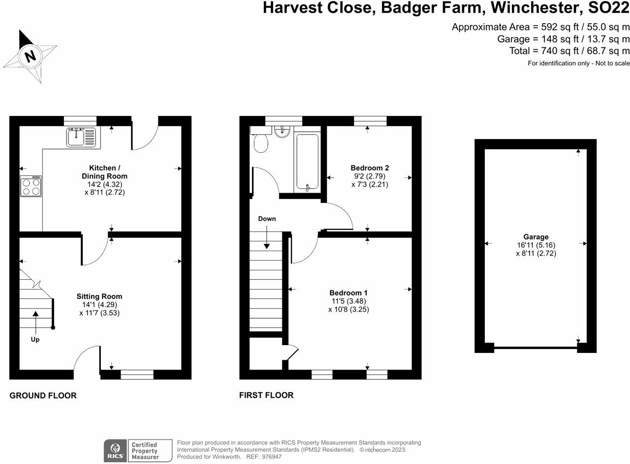 Harvest Close, Badger Farm, Winchester, SO22 floorplan
