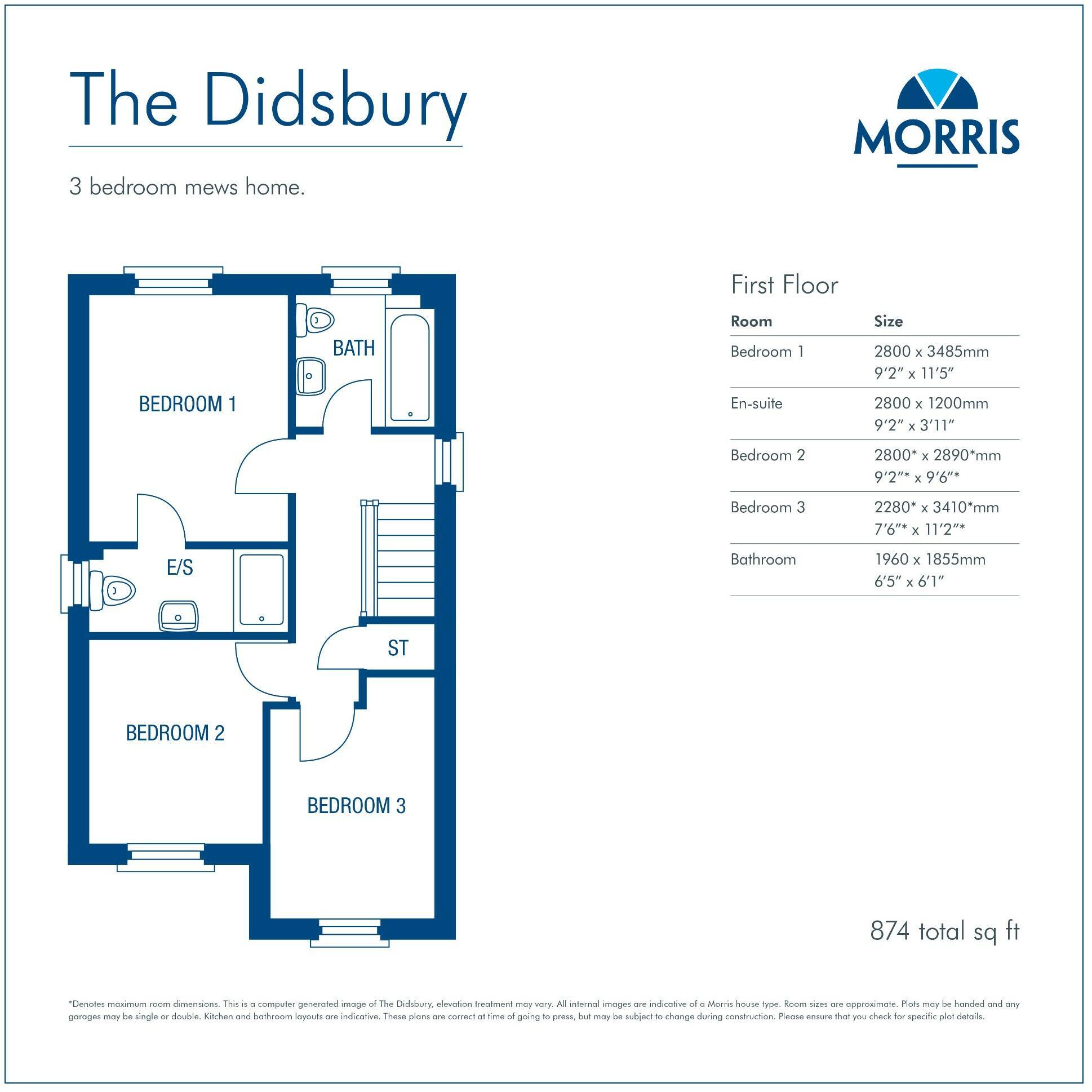 The Cawsey, Penwortham, 
Preston, 
PR1 floorplan