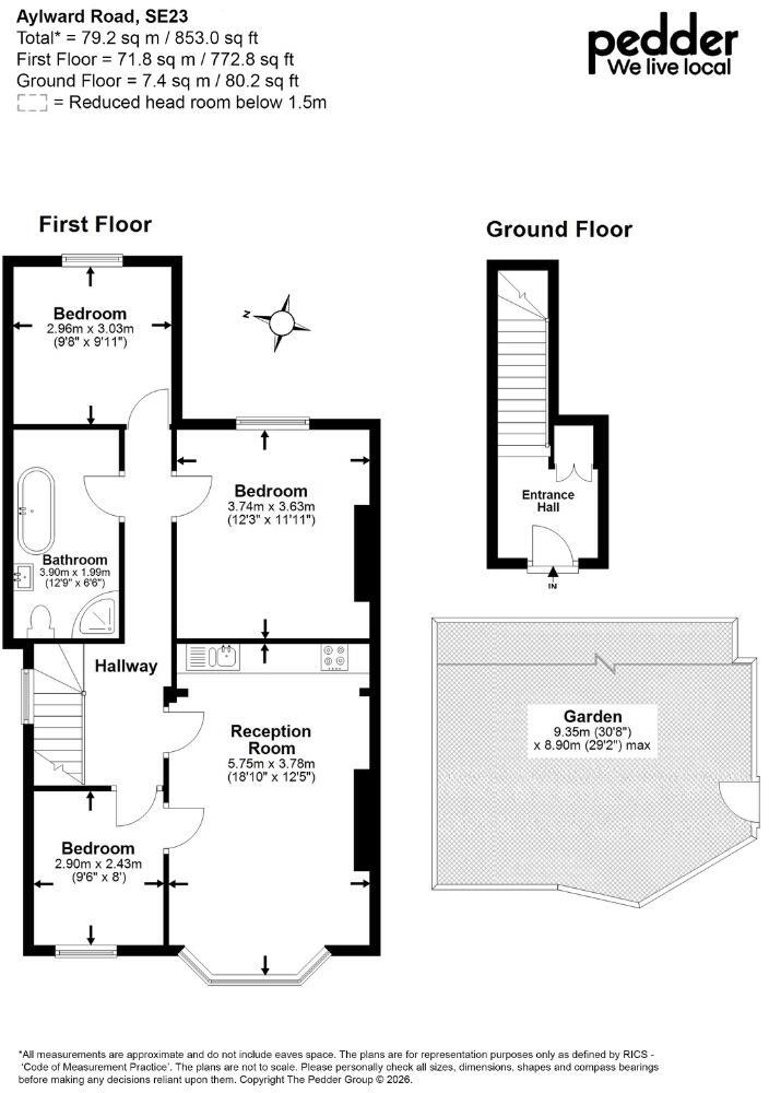 Aylward Road, Forest Hill, London, SE23 floorplan