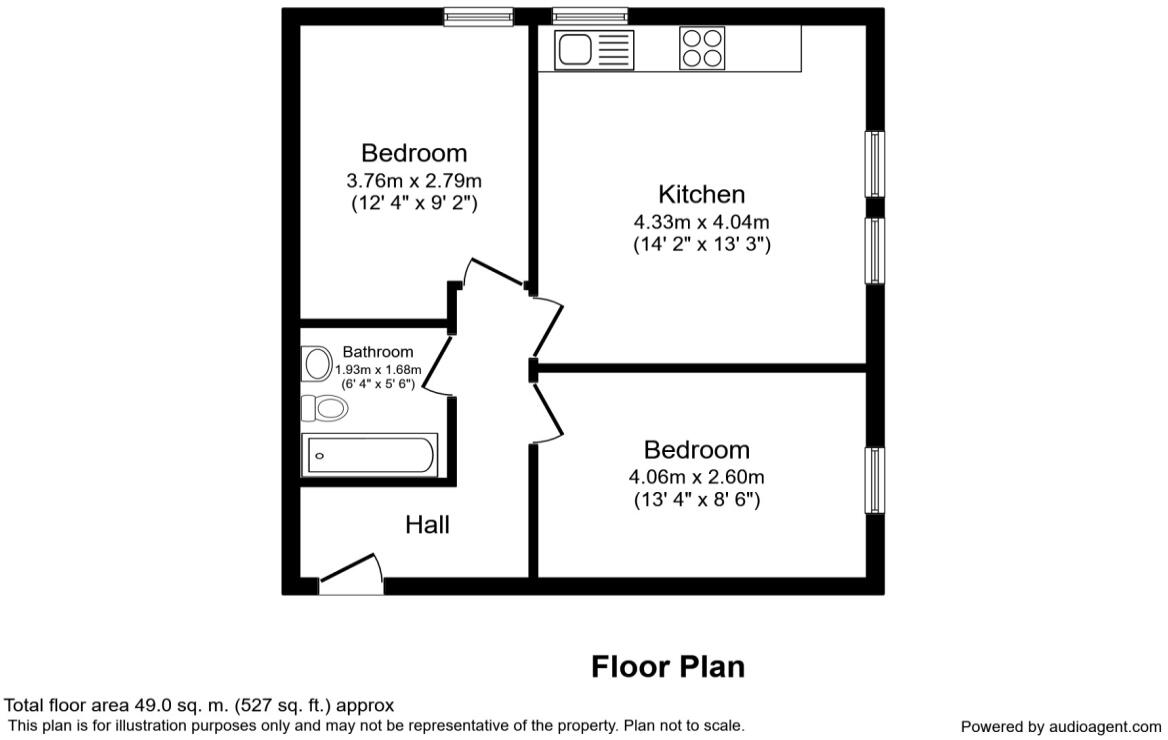 Westbourne Grove, Scarborough, North Yorkshire, YO11 floorplan