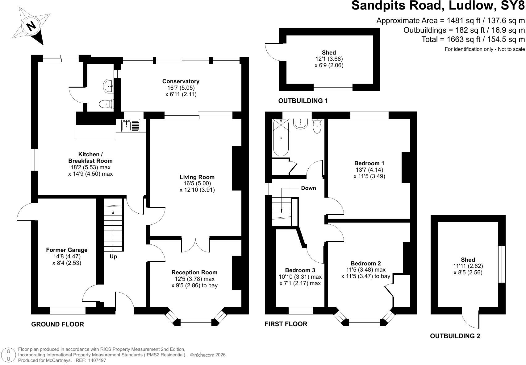 Sandpits Road, Ludlow, Shropshire floorplan