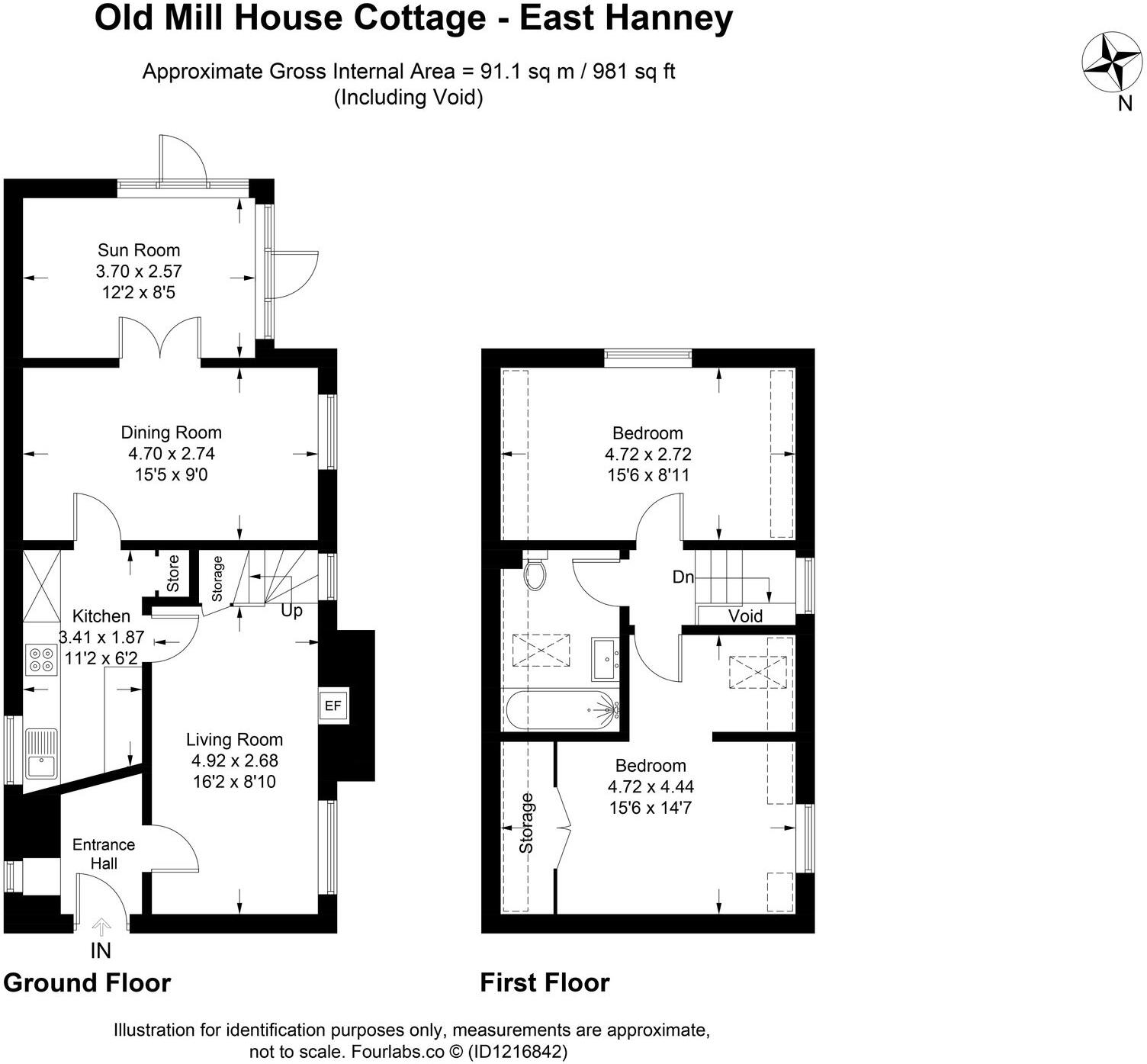 East Hanney, Wantage, OX12 floorplan
