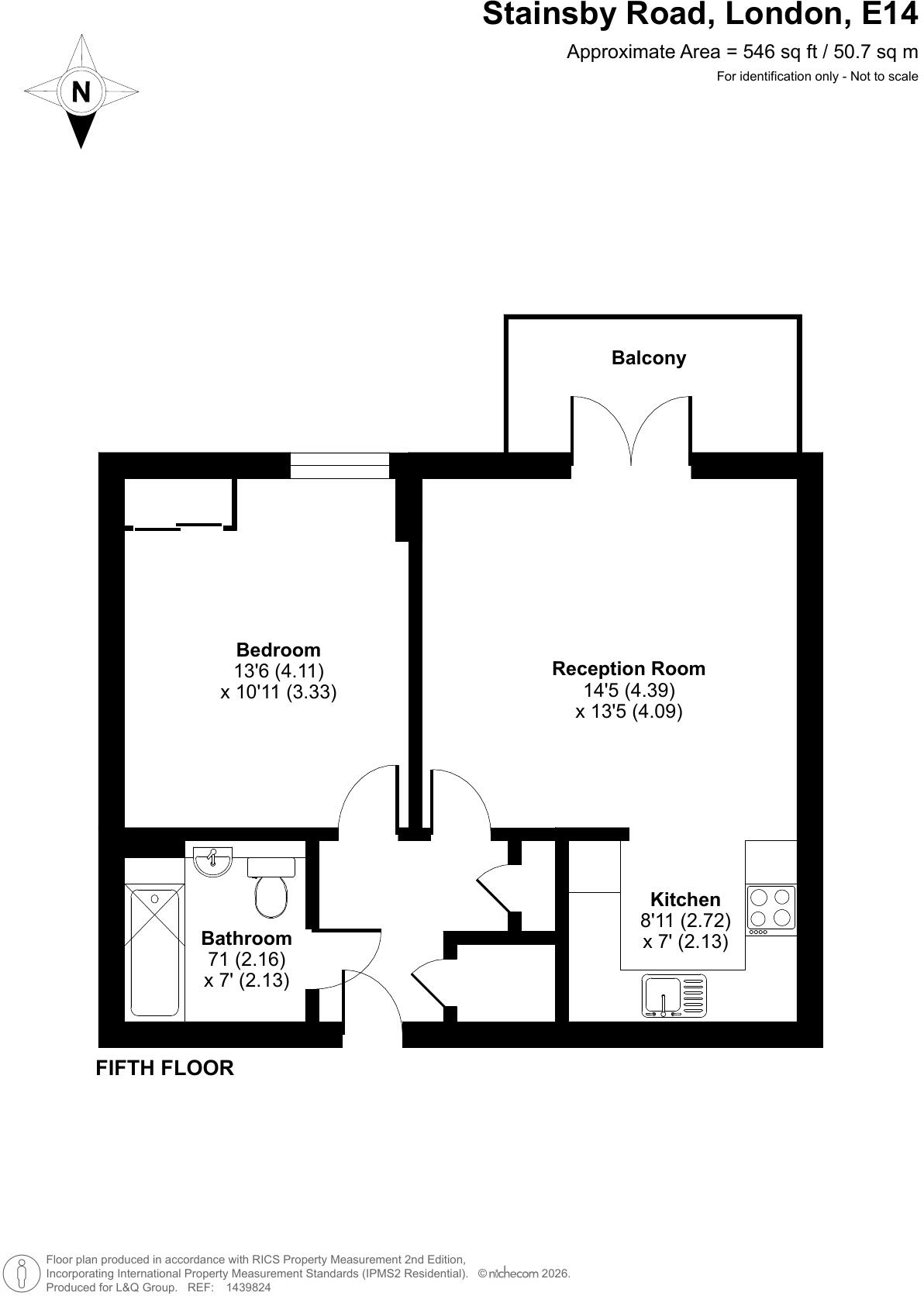 44 Stainsby Road, Poplar, E14 6JR floorplan
