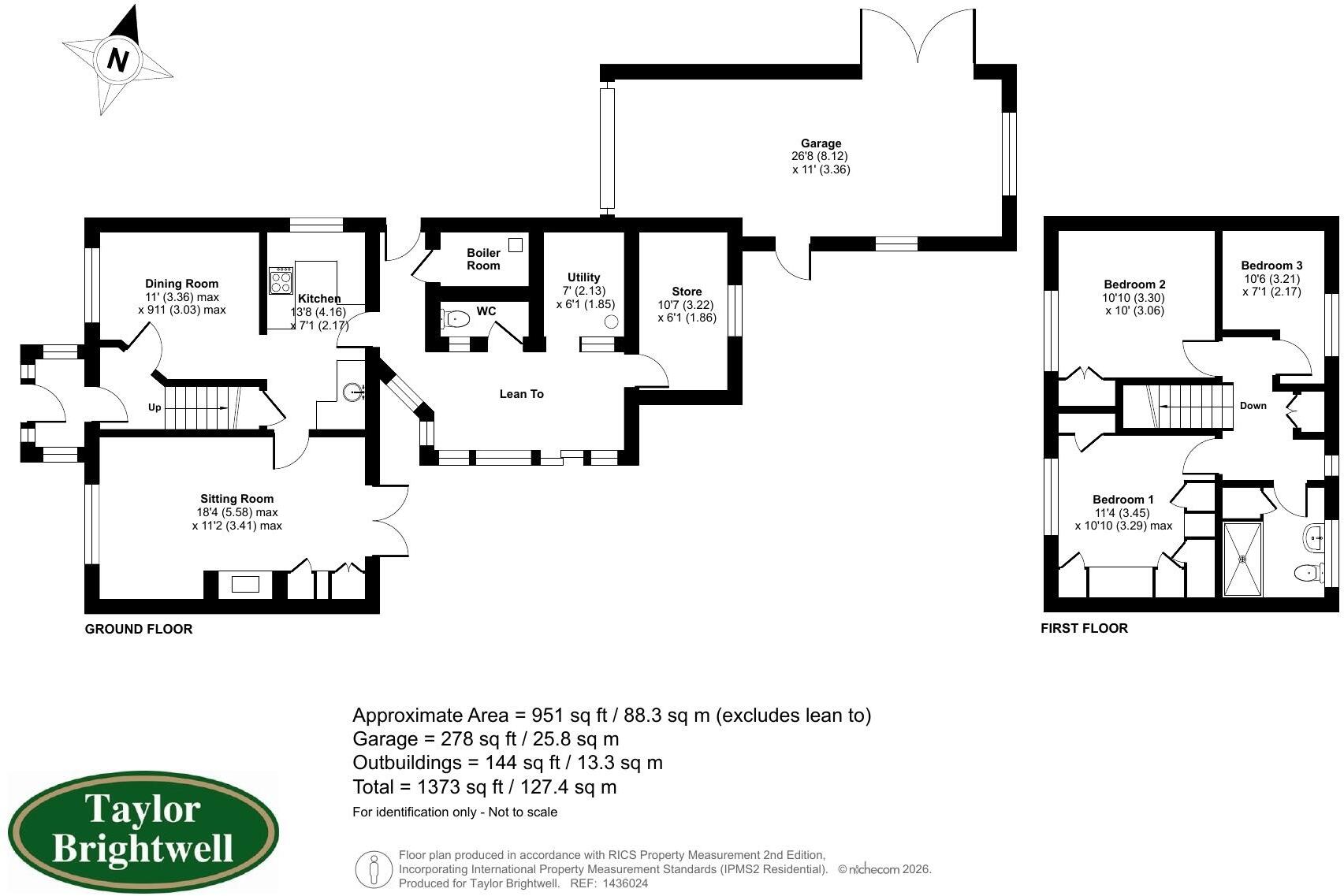 The Close, Thurleigh floorplan
