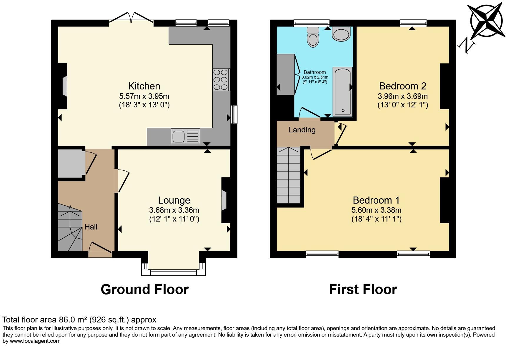 Quarry Road, Alfreton, DE55 floorplan