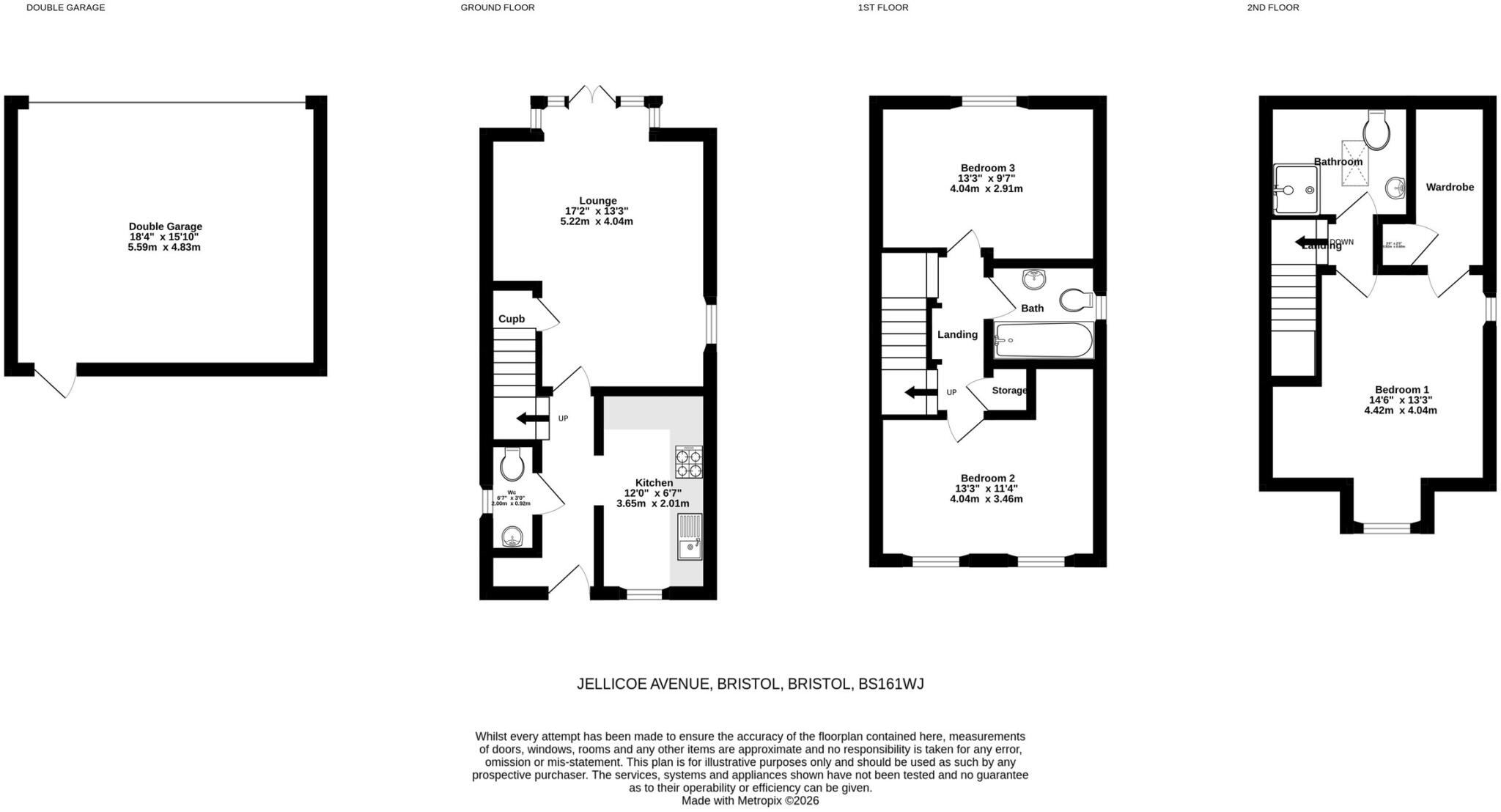 Jellicoe Avenue, Stoke Park, Bristol floorplan