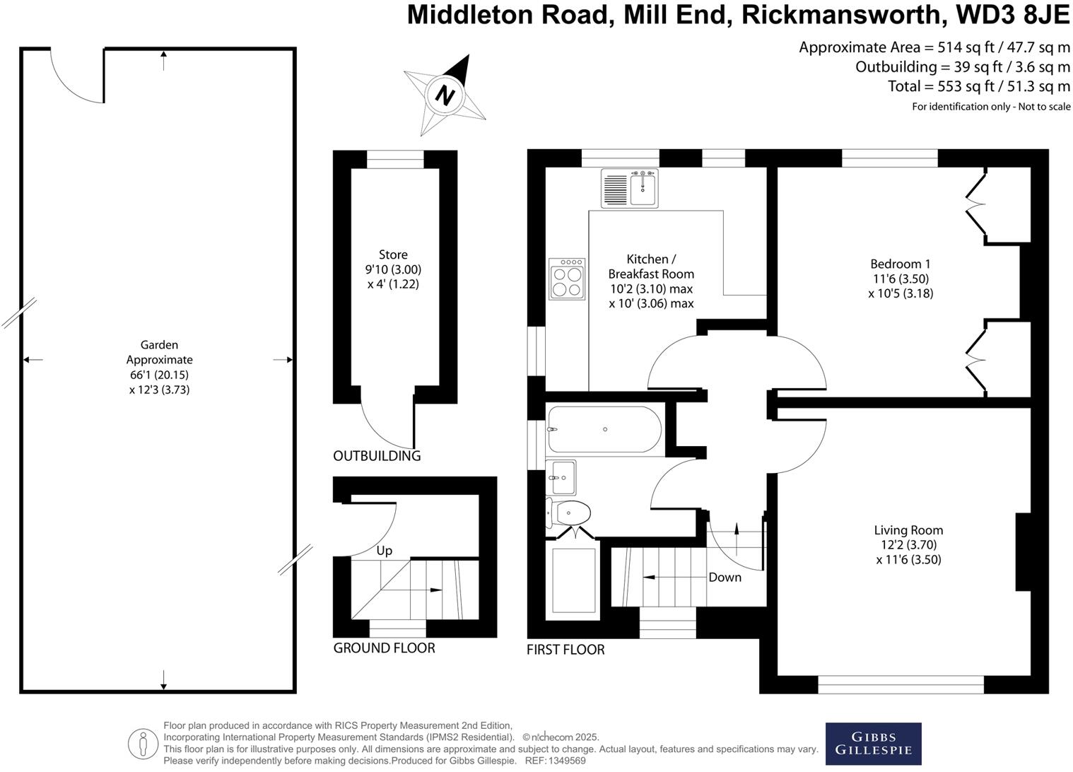Middleton Road, Mill End, Rickmansworth floorplan