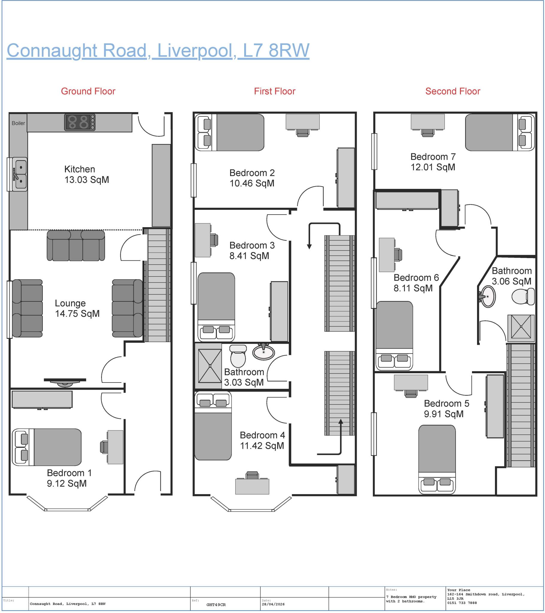 Connaught Road, Liverpool floorplan
