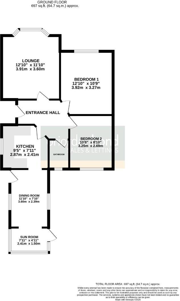 Lyncroft Way, Kingsthorpe, Northampton NN2 floorplan