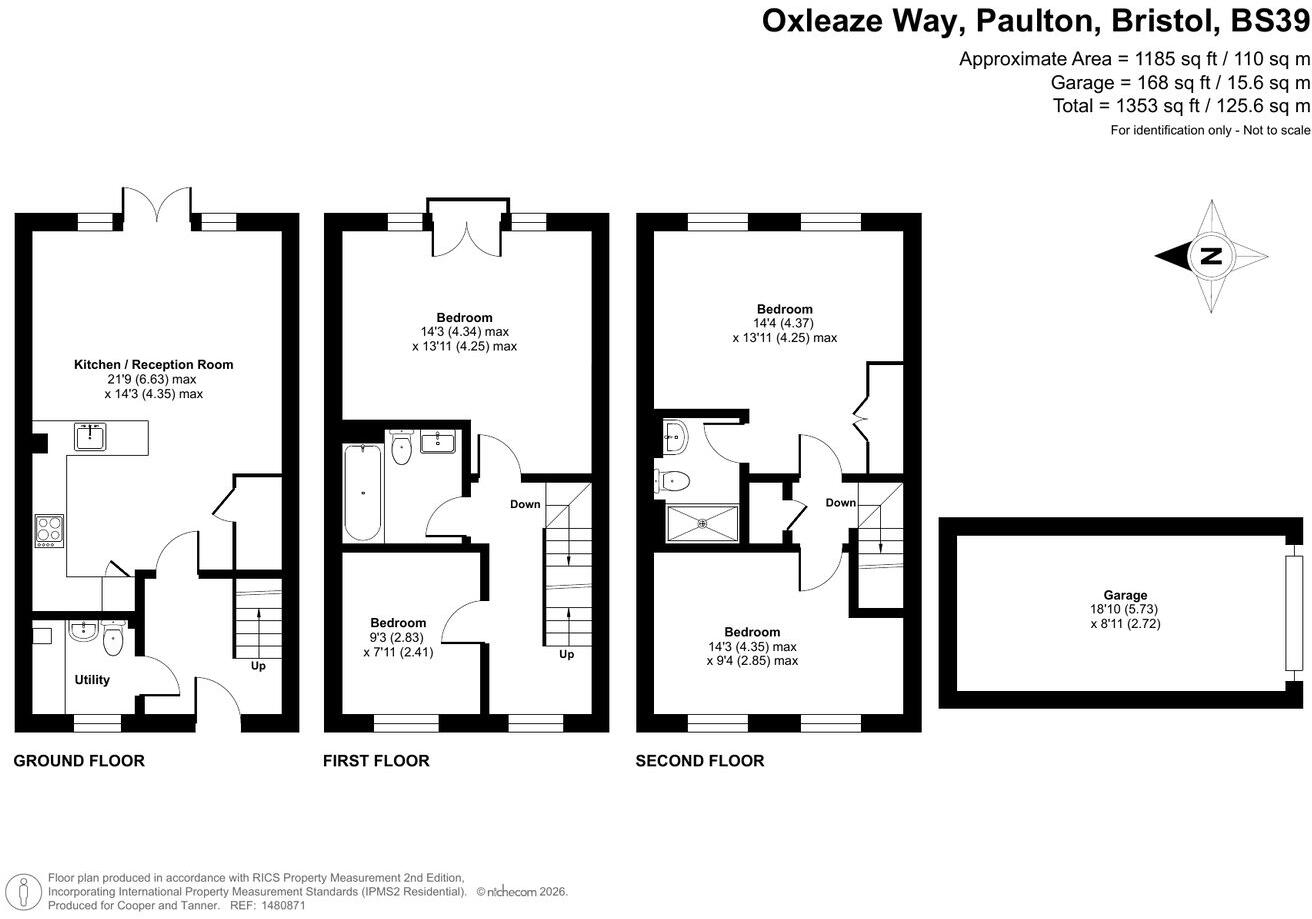 Oxleaze Way, Paulton, Bristol, BS39 floorplan