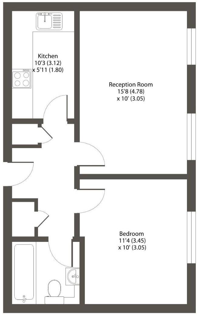 Clapham Park Road, Clapham SW4 floorplan