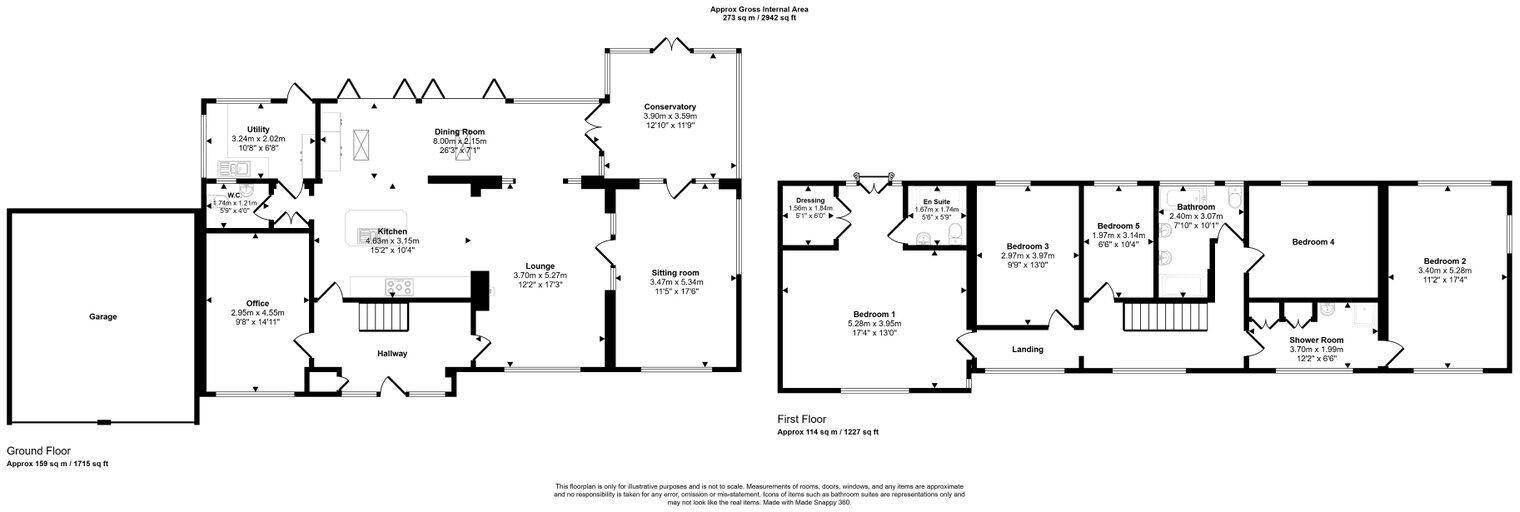 Hedgeside, Yarm floorplan