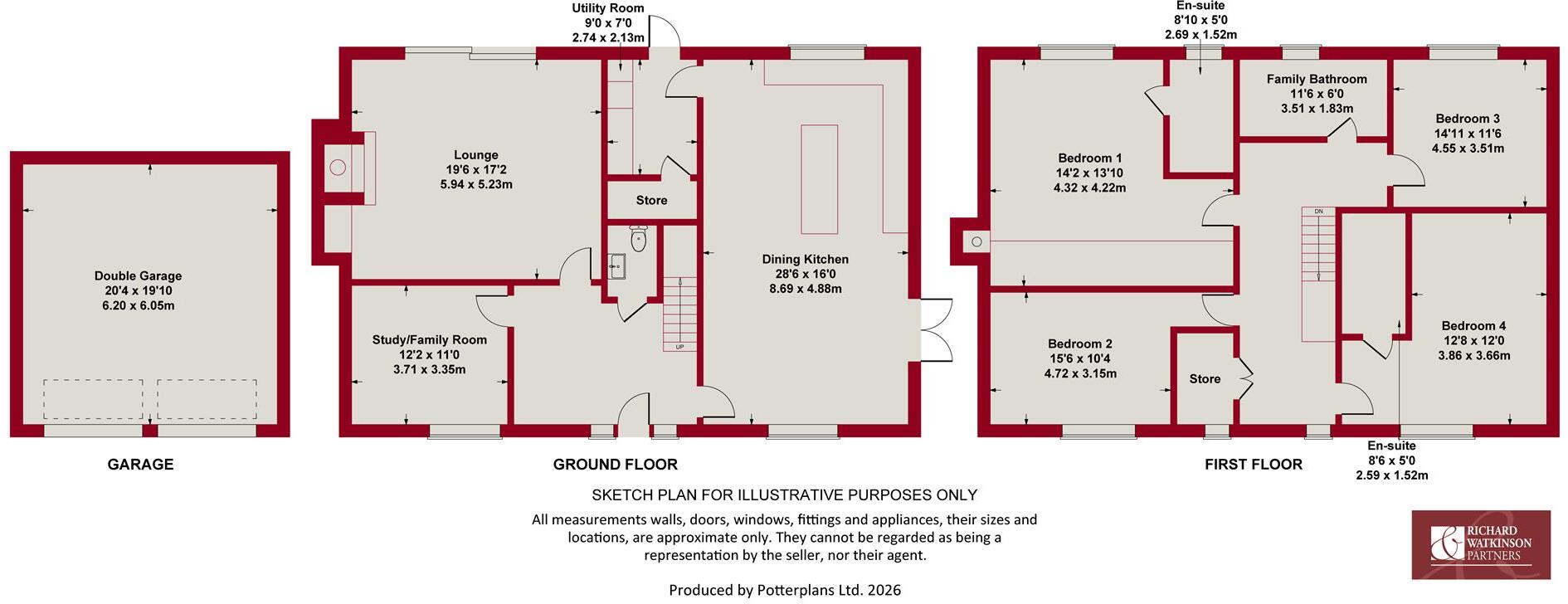 Station Road, Collingham floorplan