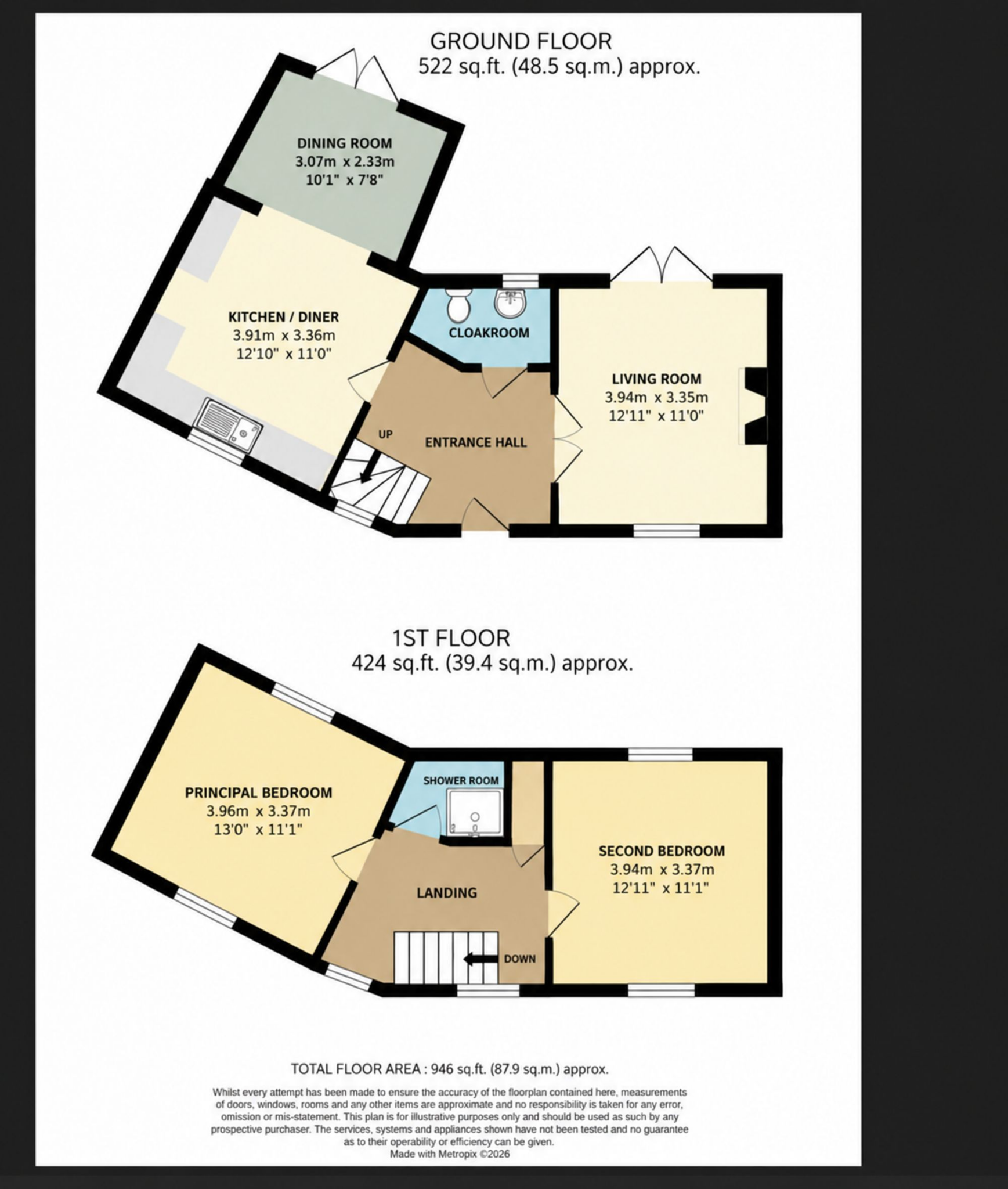 12, Kiln Lane, Manningtree, CO11 floorplan