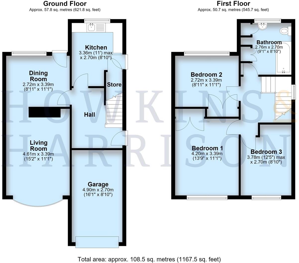 Main Street, Worthington, LE65 floorplan