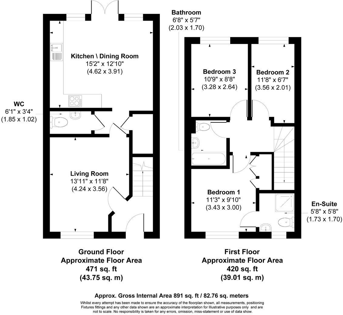 Carroll Close,Leigh,WN7 4BU floorplan
