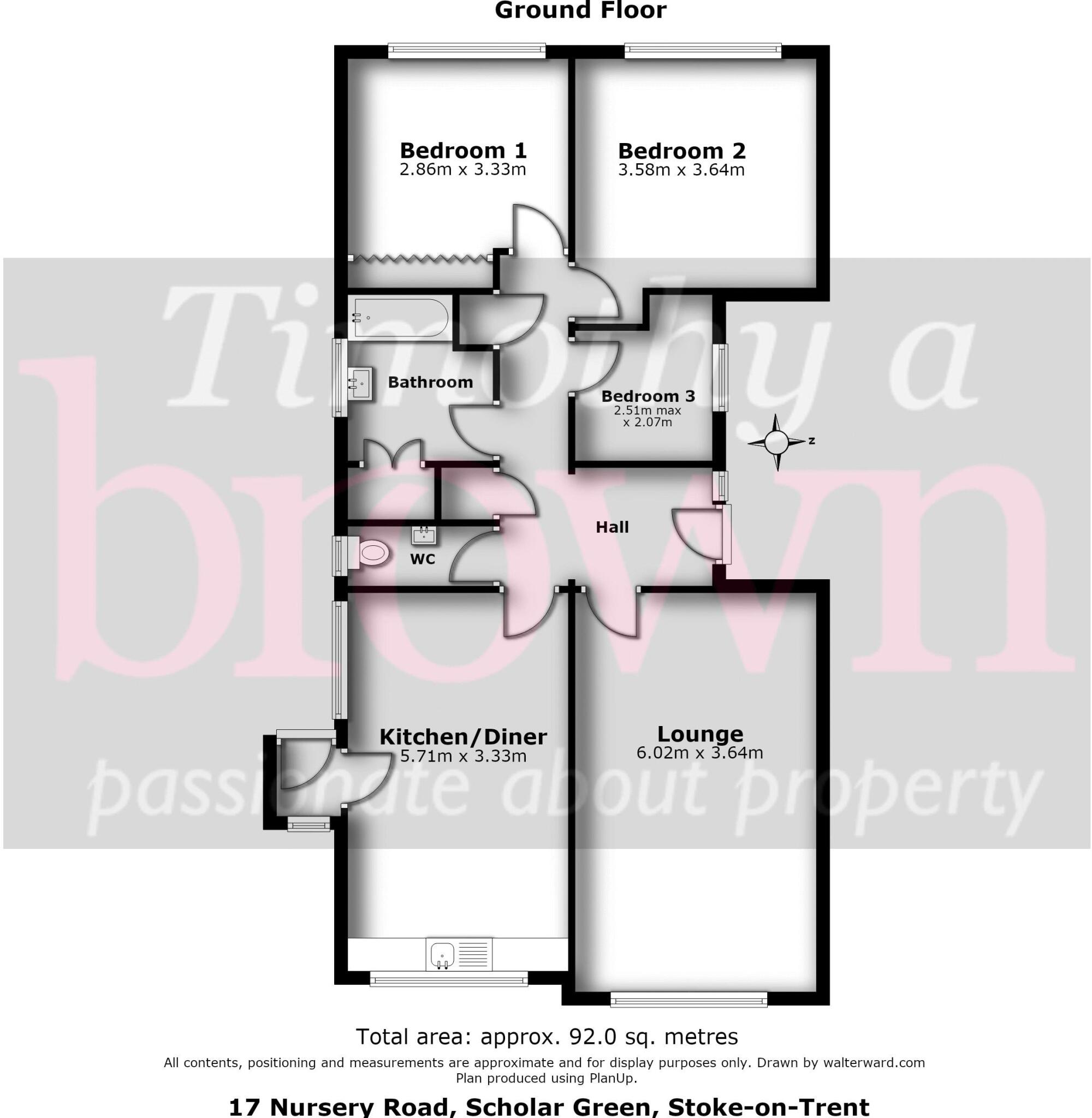 Nursery Road, Scholar Green floorplan