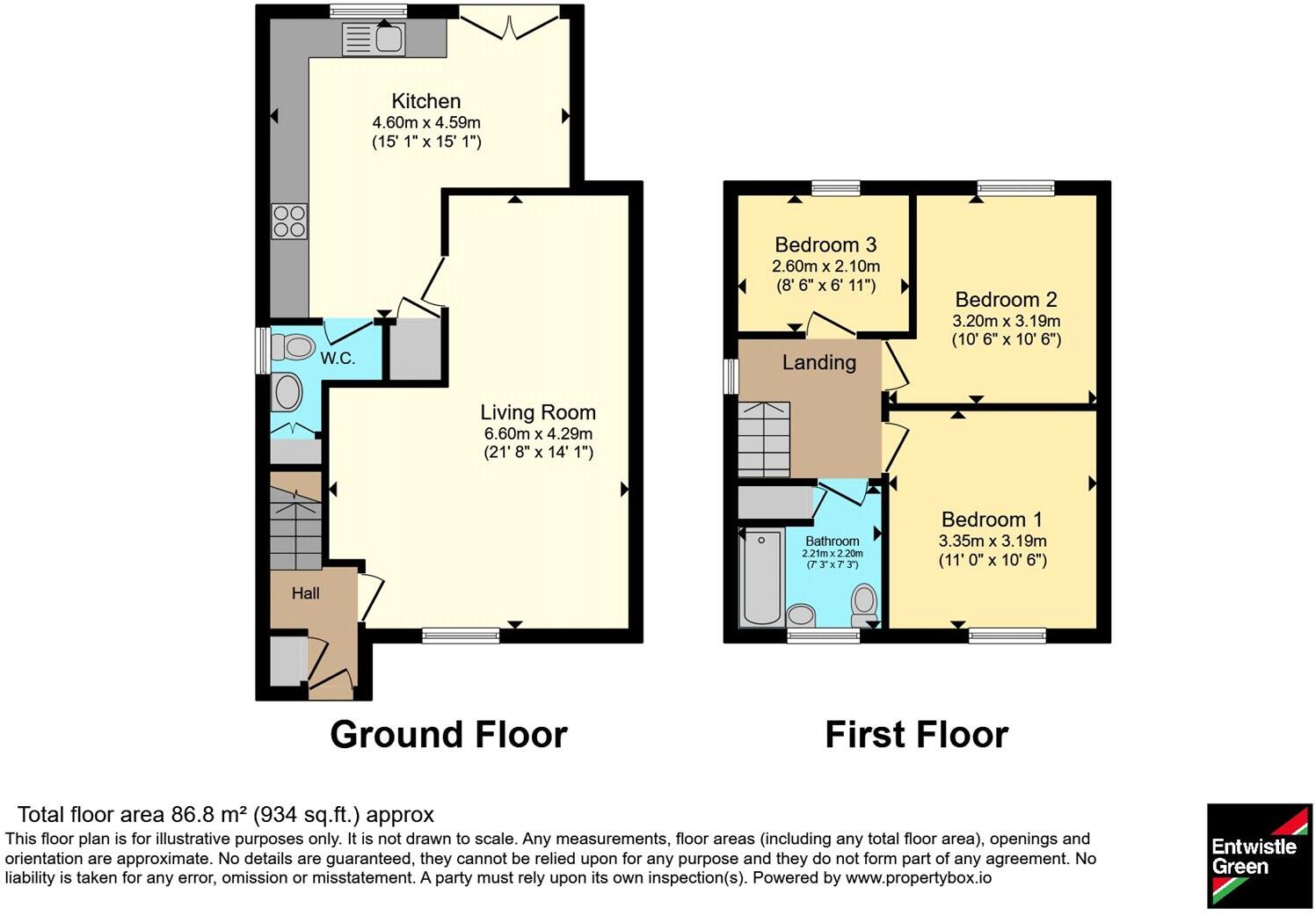 Delamere Road, Briercliffe, Burnley, Lancashire, BB10 floorplan