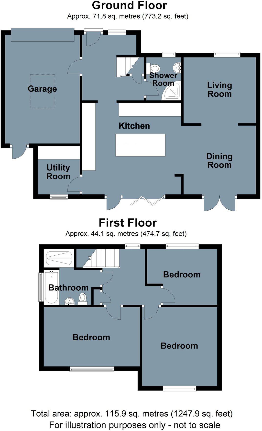 Asten Fields, Battle, TN33 floorplan