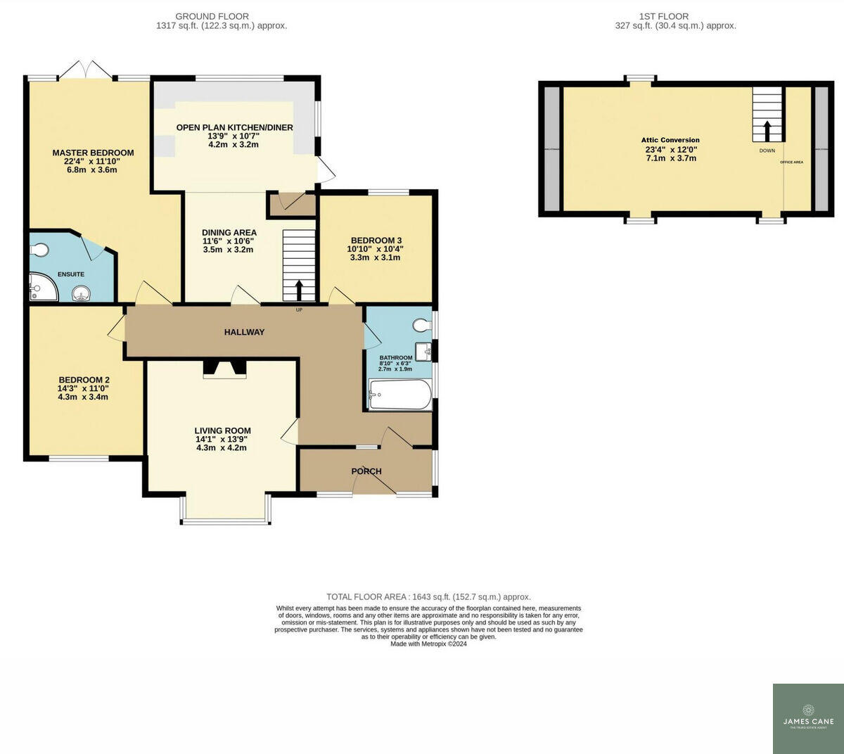 Redannick Lane, Truro, TR1 floorplan