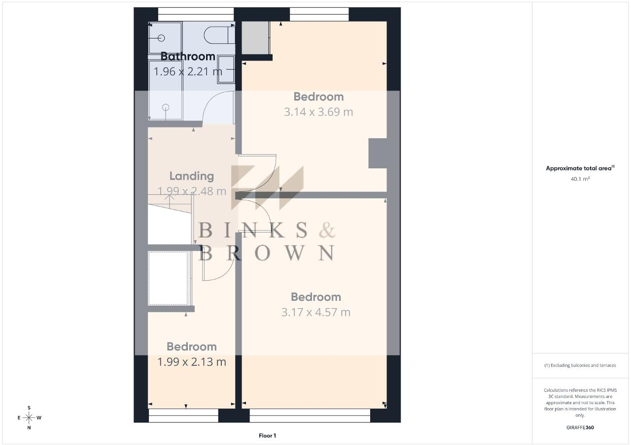 Gardner Avenue, Corringham, Essex, SS17 7SA floorplan