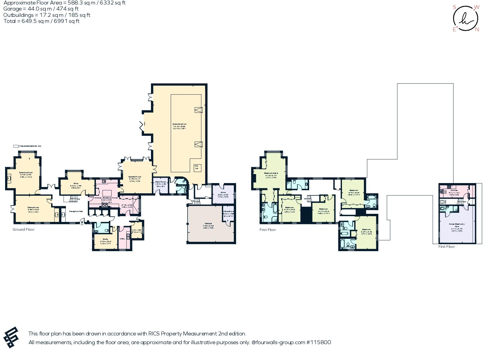 Chatter Alley, Dogmersfield, RG27 floorplan