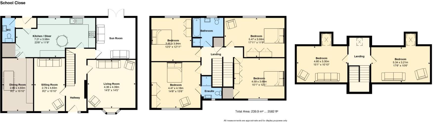 School Close, Nelson, Treharris floorplan