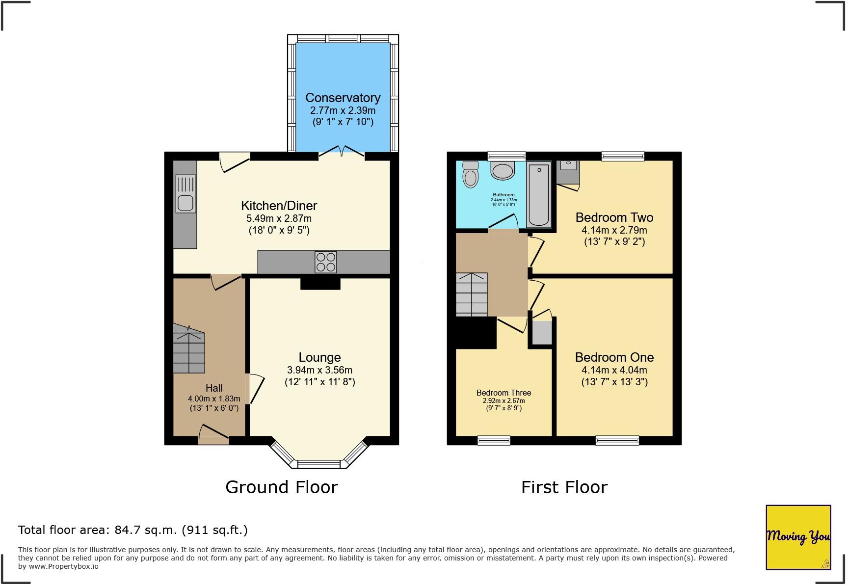 Sturminster Road, Stockwood, Bristol, BS14 8EP floorplan