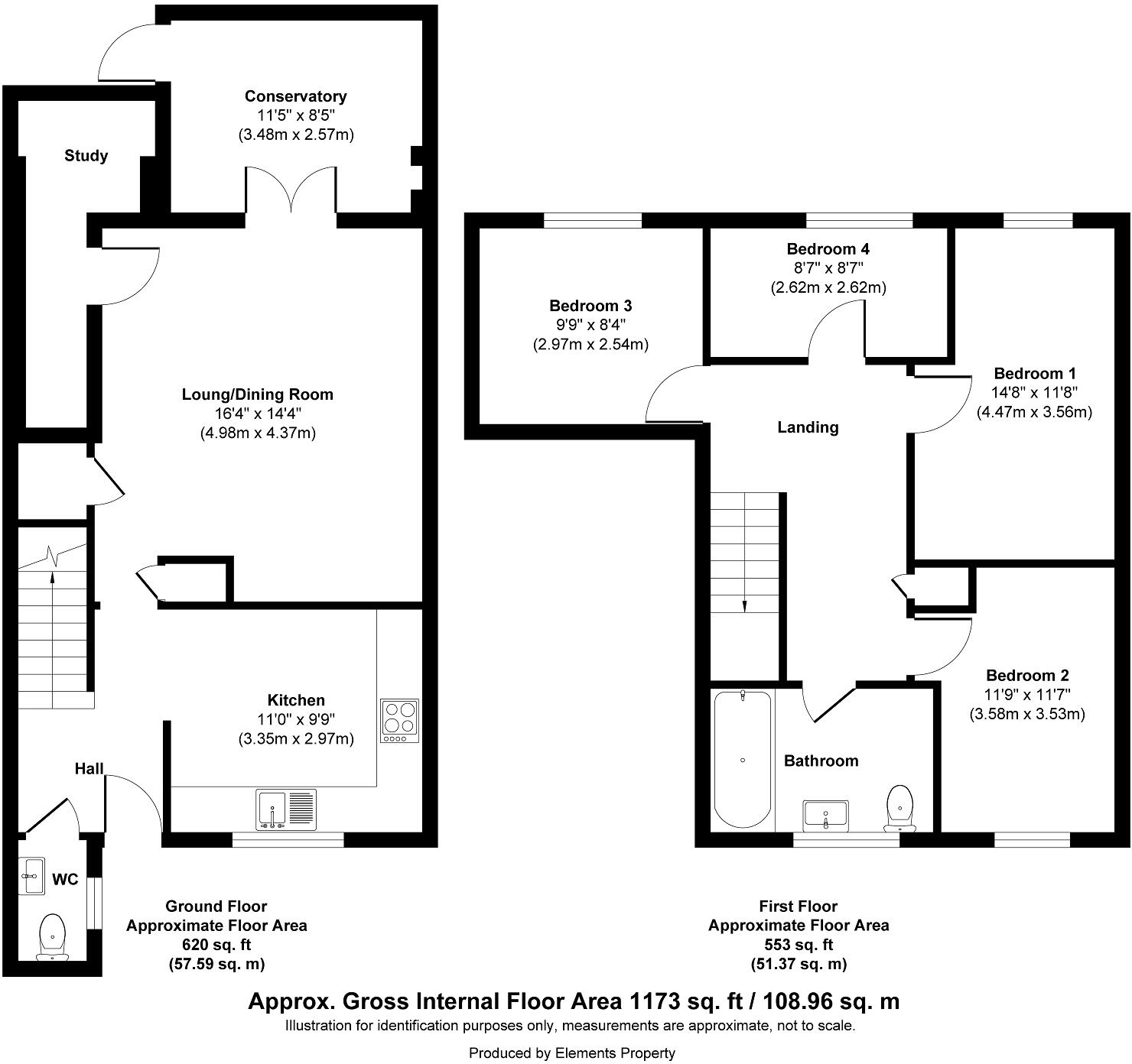 Cuckfield Close, Crawley, West Sussex. RH11 8UF floorplan