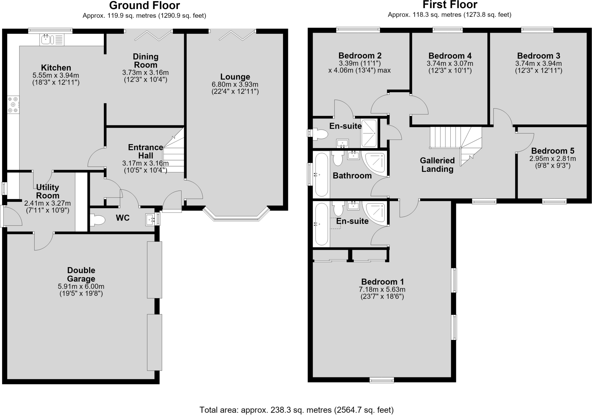 The Sydings, Waddington floorplan