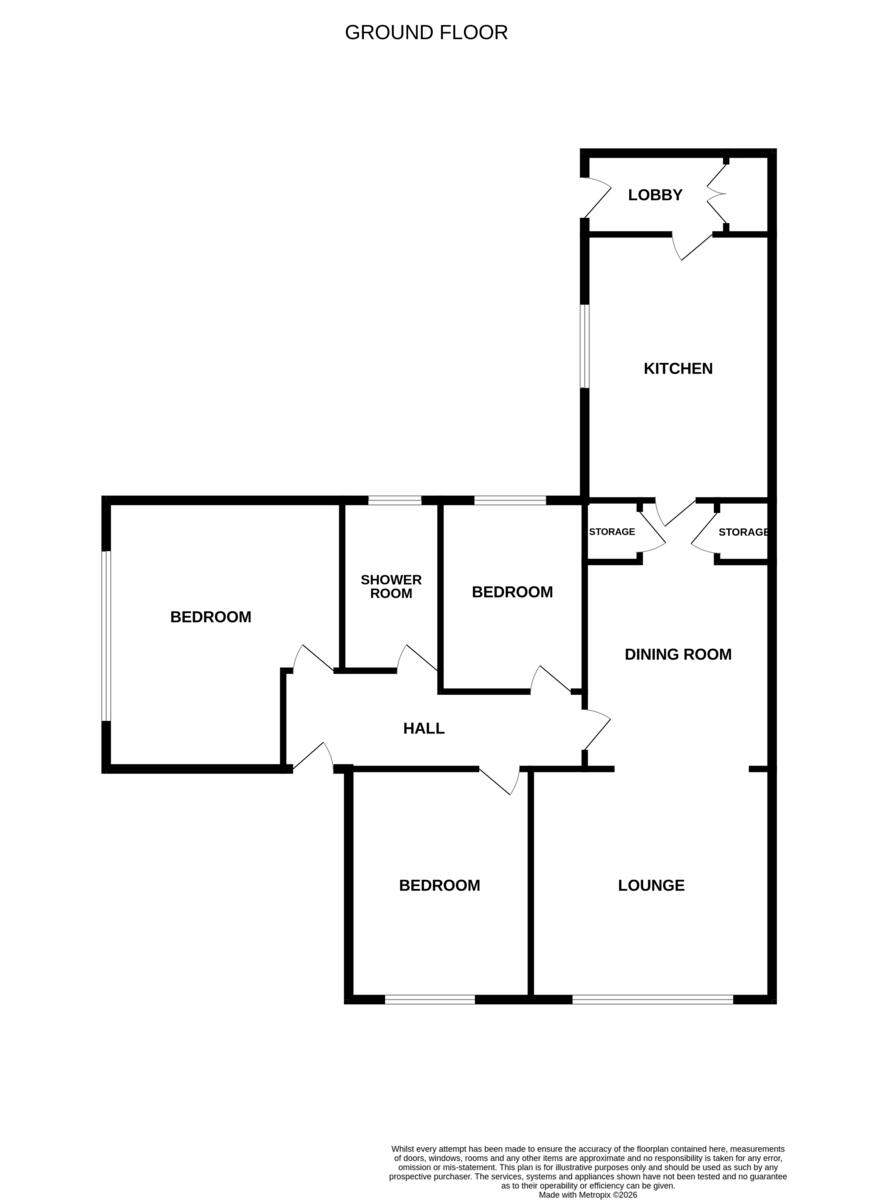 Queensway, Caister-on-Sea floorplan