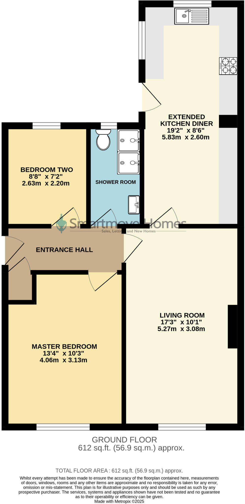 Derbyshire Drive, Westwood floorplan
