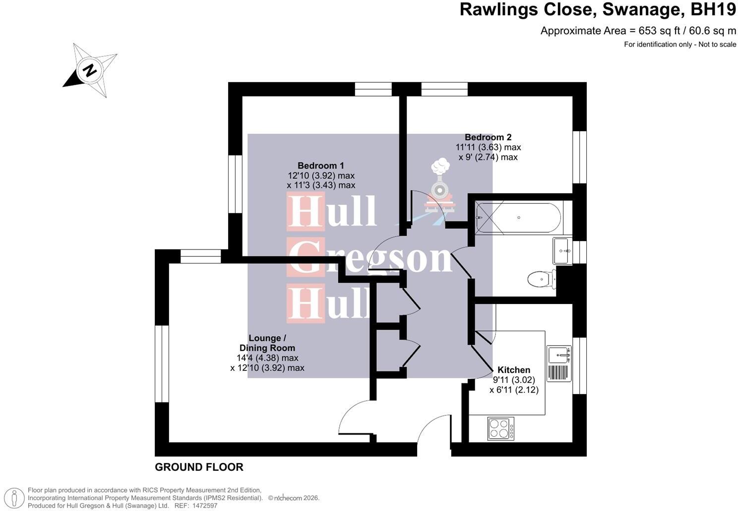 10 Rawlings Close, Compass Point, Swanage floorplan