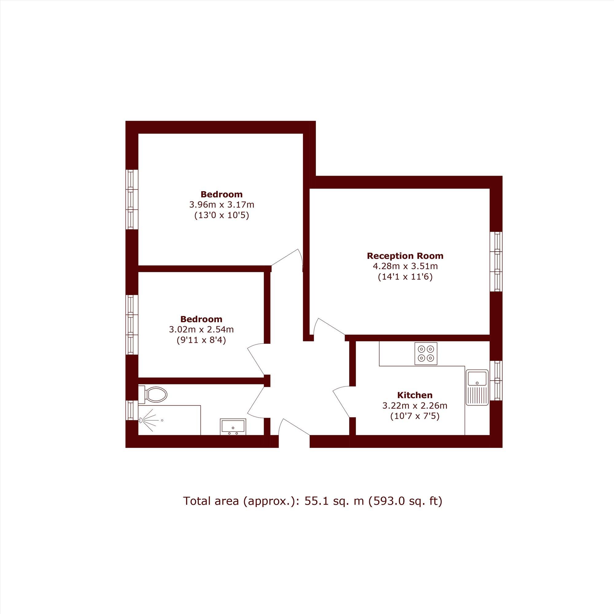 Bewley Court, London floorplan